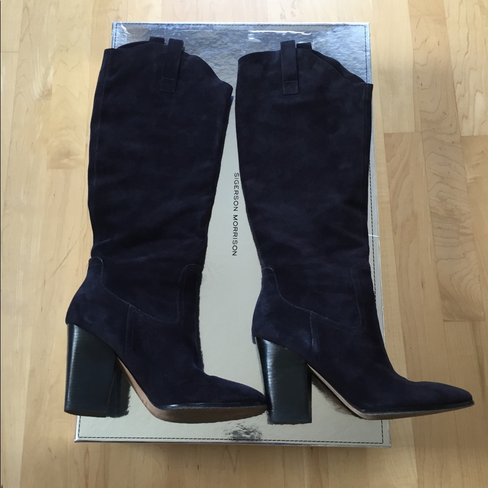 Sigerson Morrison pull up suede boots